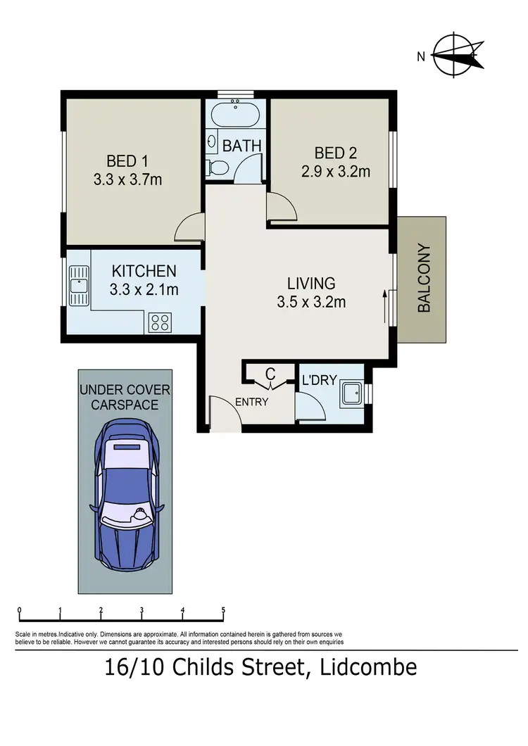 Floorplan of Homely unit listing, 16/10 Childs, Lidcombe NSW 2141