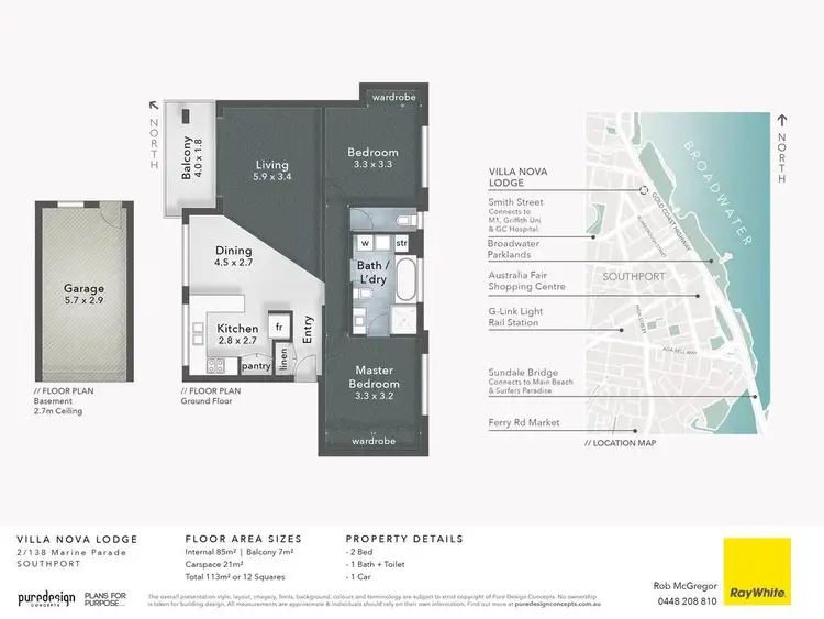 Floorplan of Homely house listing, 2/138 Marine Parade, Southport QLD 4215