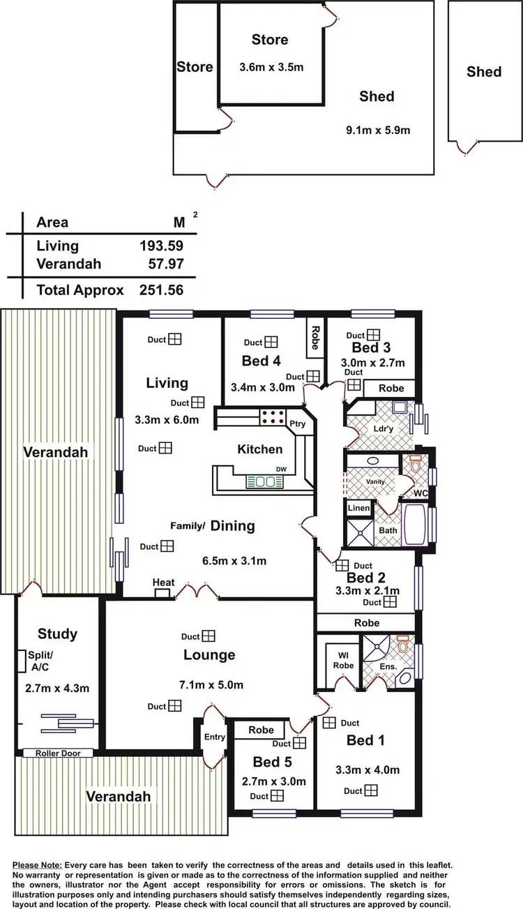 Floorplan of Homely house listing, 11 Hodges Court, Parafield Gardens SA 5107
