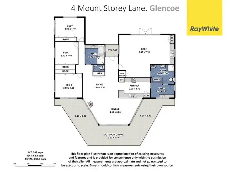 Floorplan of Homely house listing, 4 Mount Storey Lane, Glencoe QLD 4352