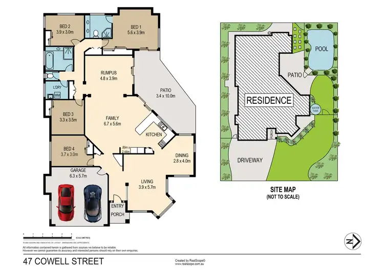 Floorplan of Homely house listing, 47 Cowell Street, Carindale QLD 4152