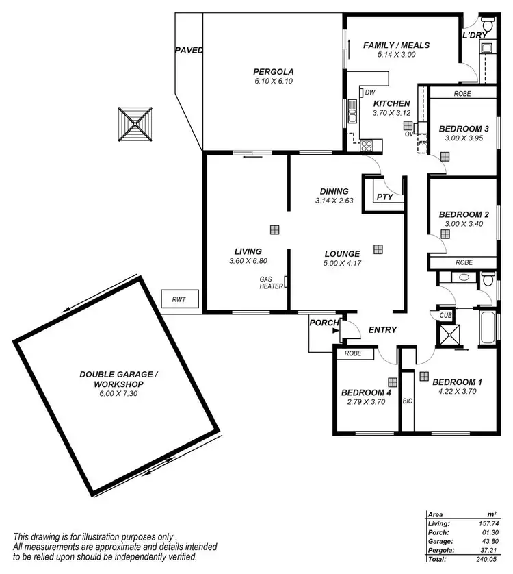 Floorplan of Homely house listing, 8 Nannigai Drive, Hallett Cove SA 5158