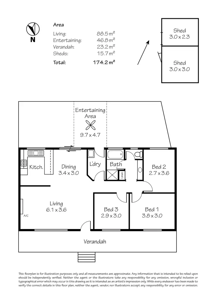 Floorplan of Homely house listing, 127B North Road, Nairne SA 5252