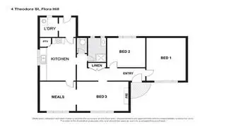 Floorplan of Homely house listing, 4 Theodore Street, Flora Hill VIC 3550