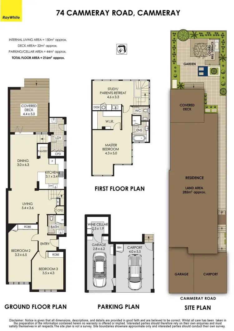 Floorplan of Homely other listing, 74 Cammeray Road, Cammeray NSW 2062