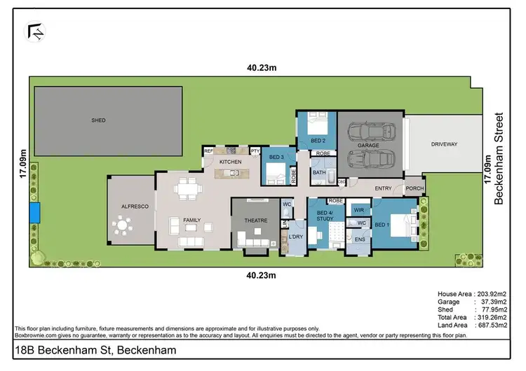 Floorplan of Homely house listing, 18B Beckenham Street, Beckenham WA 6107