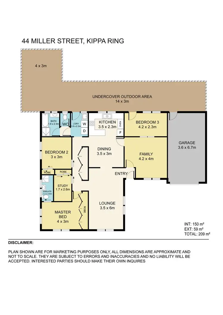 Floorplan of Homely house listing, 44 Miller Street, Kippa-ring QLD 4021