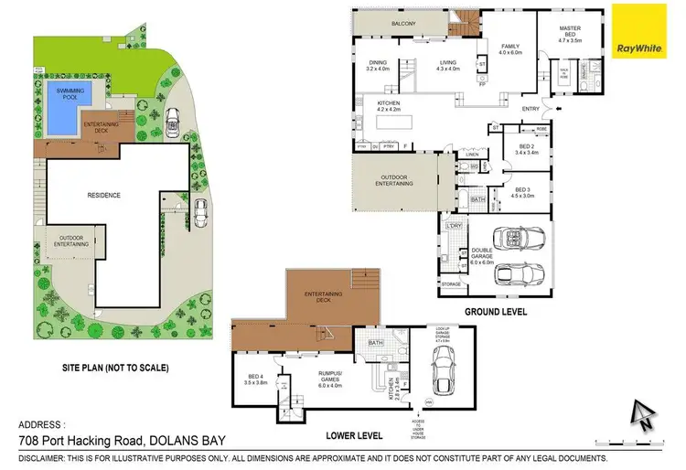 Floorplan of Homely house listing, 708 Port Hacking Road, Dolans Bay NSW 2229