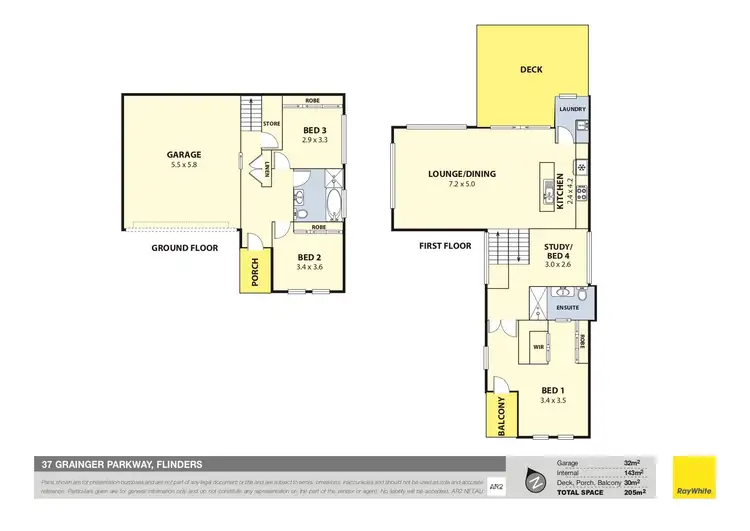 Floorplan of Homely house listing, 37 Grainger Parkway, Flinders NSW 2529