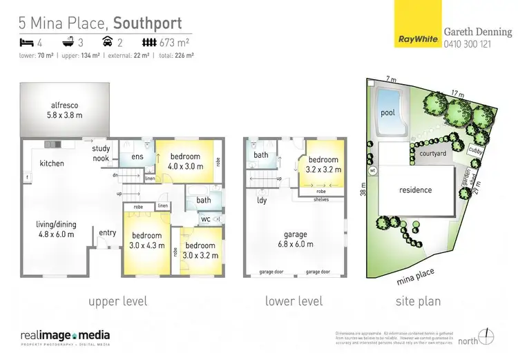 Floorplan of Homely house listing, 5 Mina Place, Southport QLD 4215