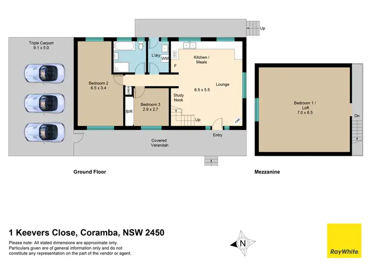 Floorplan of Homely house listing, 1 Keevers Close, Coramba NSW 2450