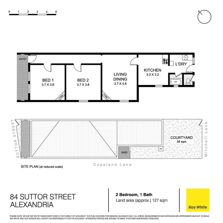 Floorplan of Homely house listing, 84 Suttor Street, Alexandria NSW 2015