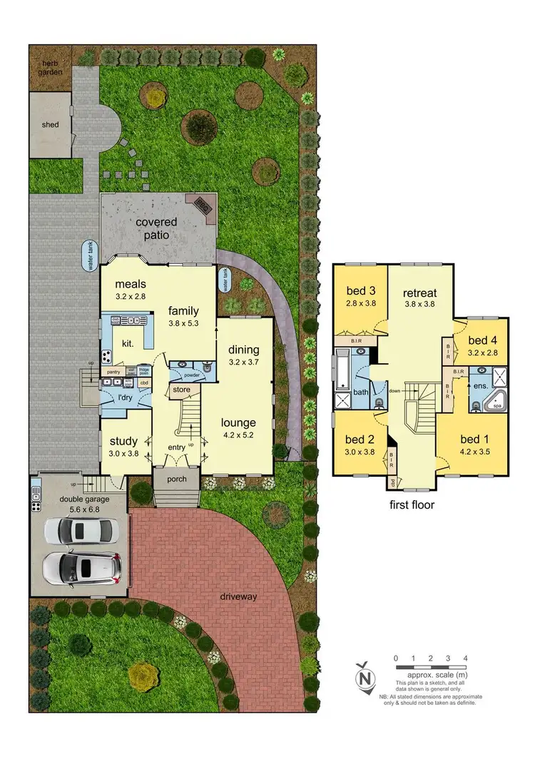 Floorplan of Homely house listing, 18 Andleigh Drive, Mulgrave VIC 3170