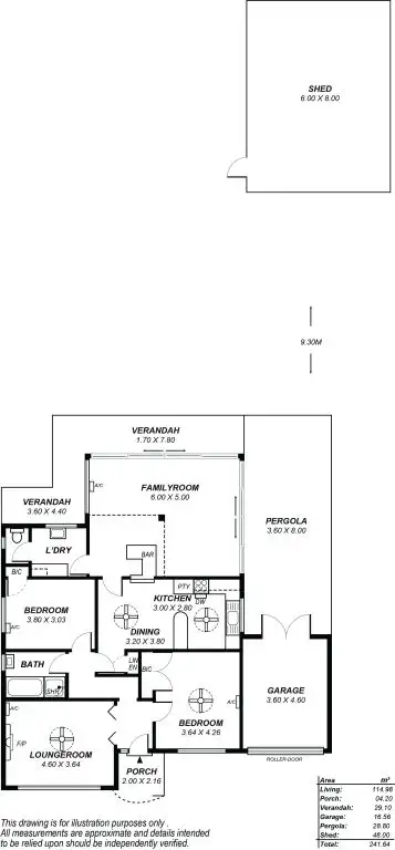 Floorplan of Homely house listing, 9 Frank Street, Brooklyn Park SA 5032
