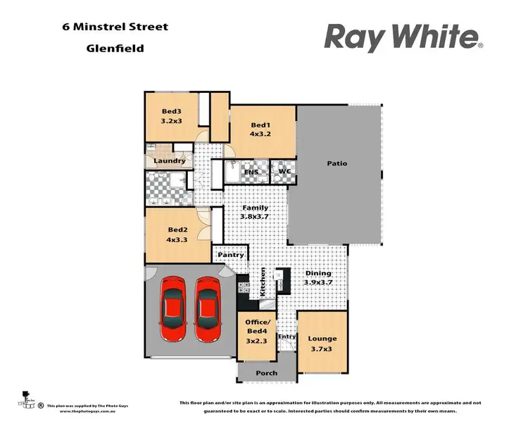 Floorplan of Homely house listing, 6 Minstrel Street, Glenfield NSW 2167
