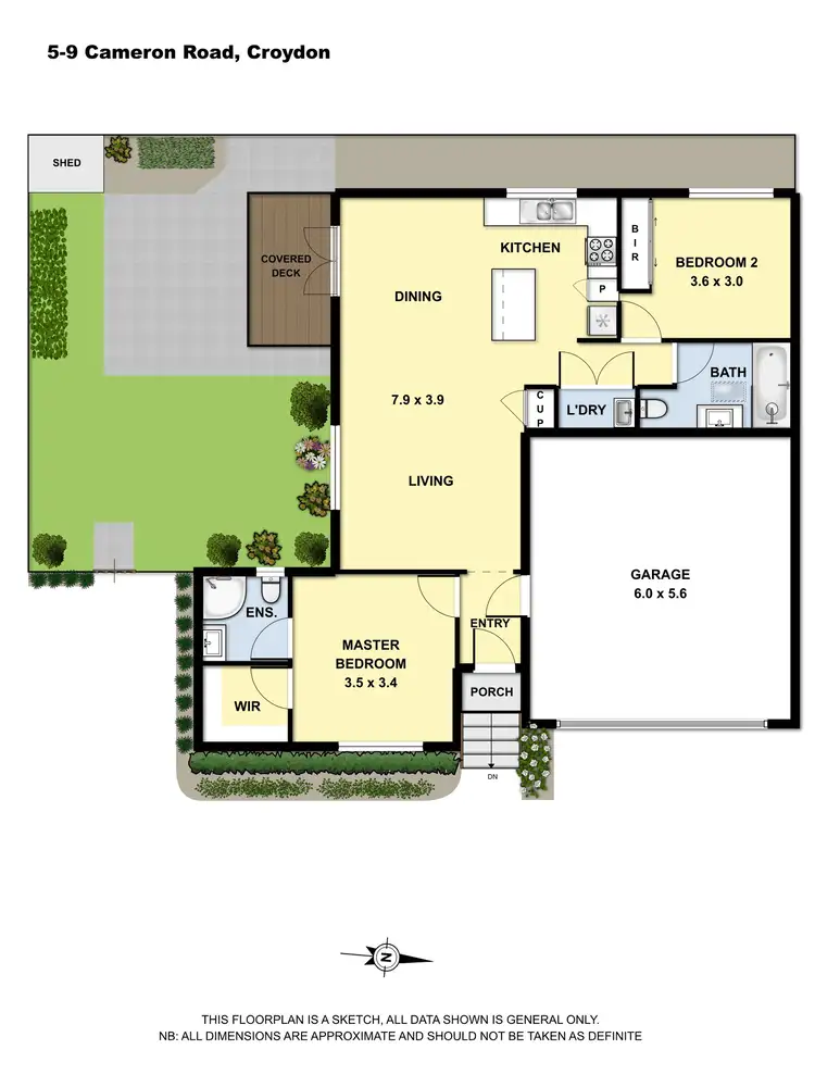 Floorplan of Homely unit listing, 5/9 Cameron Road, Croydon VIC 3136