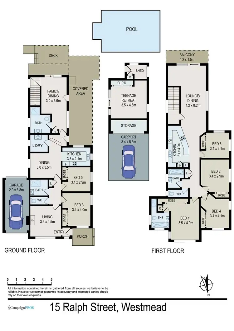 Floorplan of Homely house listing, 15 Ralph Street, Westmead NSW 2145