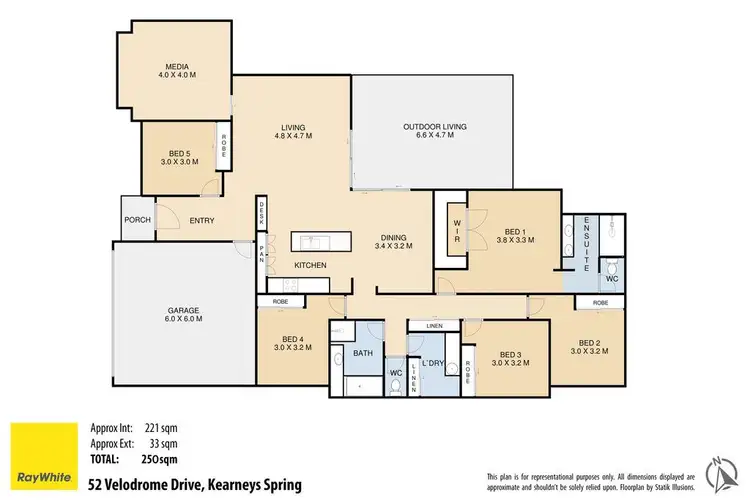 Floorplan of Homely house listing, 52 Velodrome Drive, Kearneys Spring QLD 4350