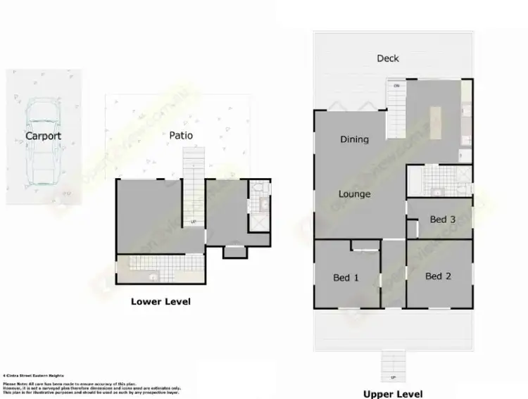 Floorplan of Homely house listing, 4 Cintra Street, Eastern Heights QLD 4305