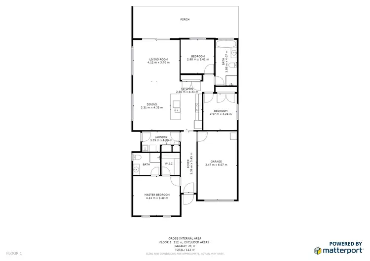 Floorplan of Homely house listing, 6 Fuchsia Drive, Swan Hill VIC 3585