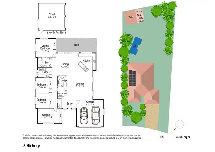 Floorplan of Homely house listing, 3 Hickory Court, Bushland Beach QLD 4818