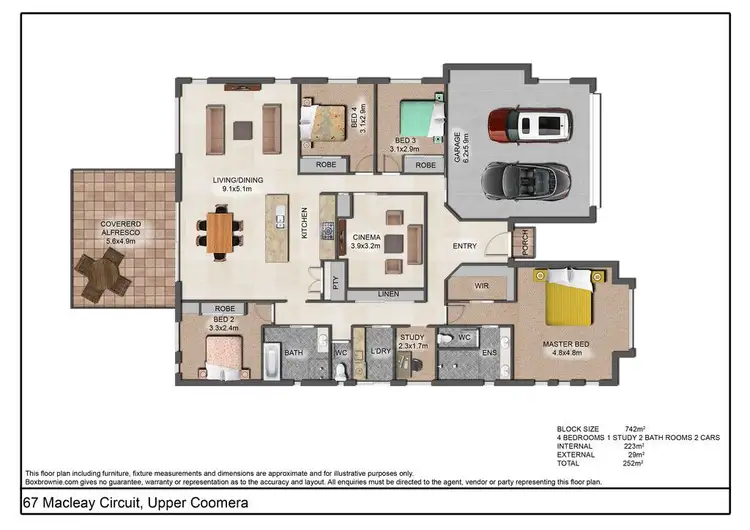 Floorplan of Homely house listing, 67 Macleay Circuit, Upper Coomera QLD 4209