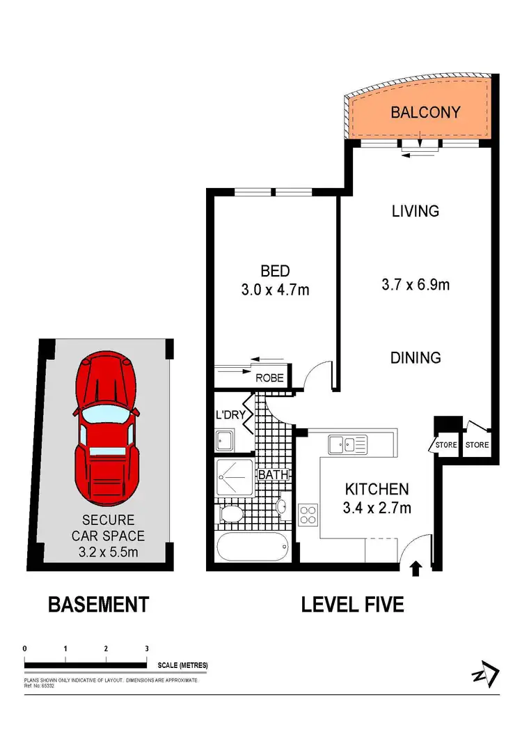 Floorplan of Homely apartment listing, 617/83-93 Dalmeny Avenue, Rosebery NSW 2018