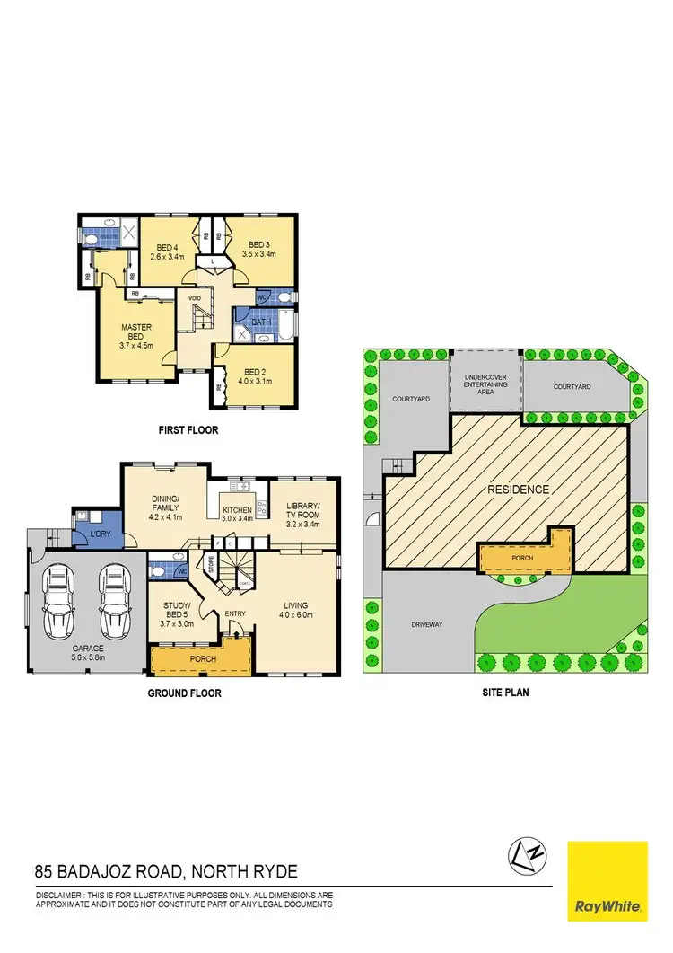 Floorplan of Homely house listing, 85 Badajoz Road, North Ryde NSW 2113