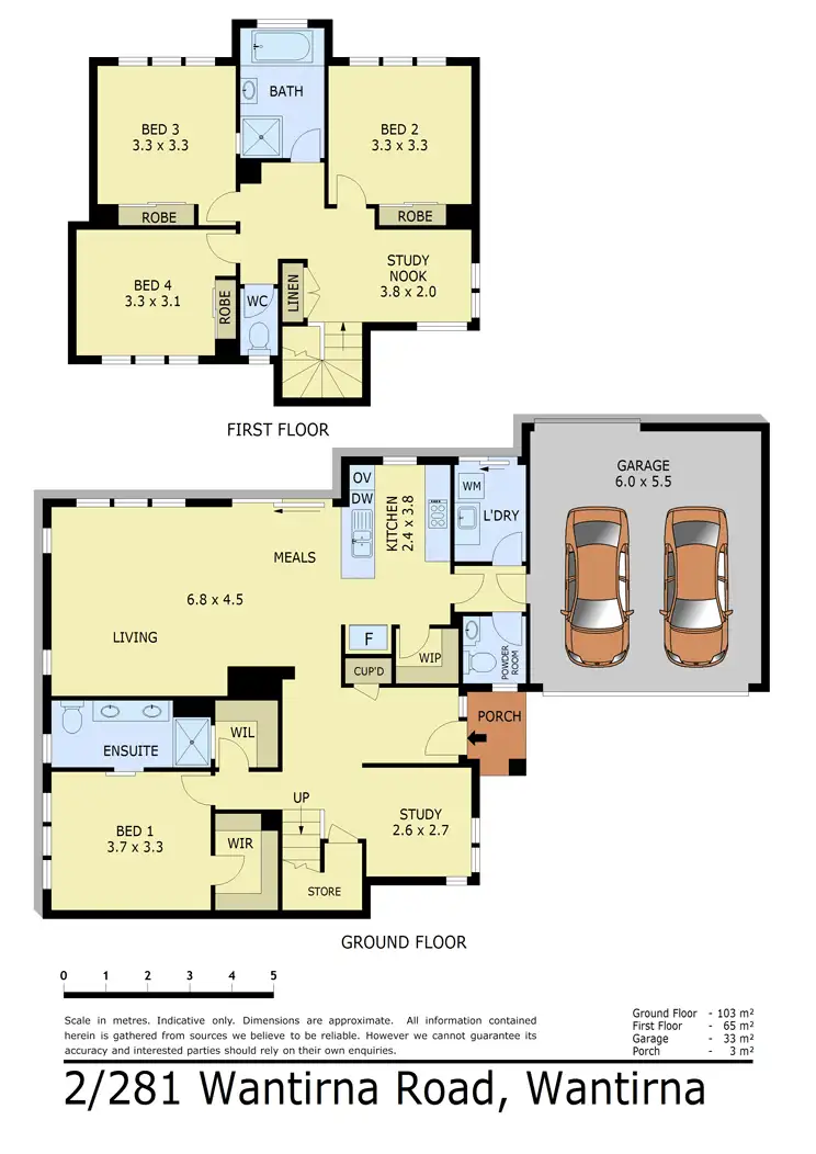 Floorplan of Homely townhouse listing, 2/281 Wantirna Road, Wantirna VIC 3152