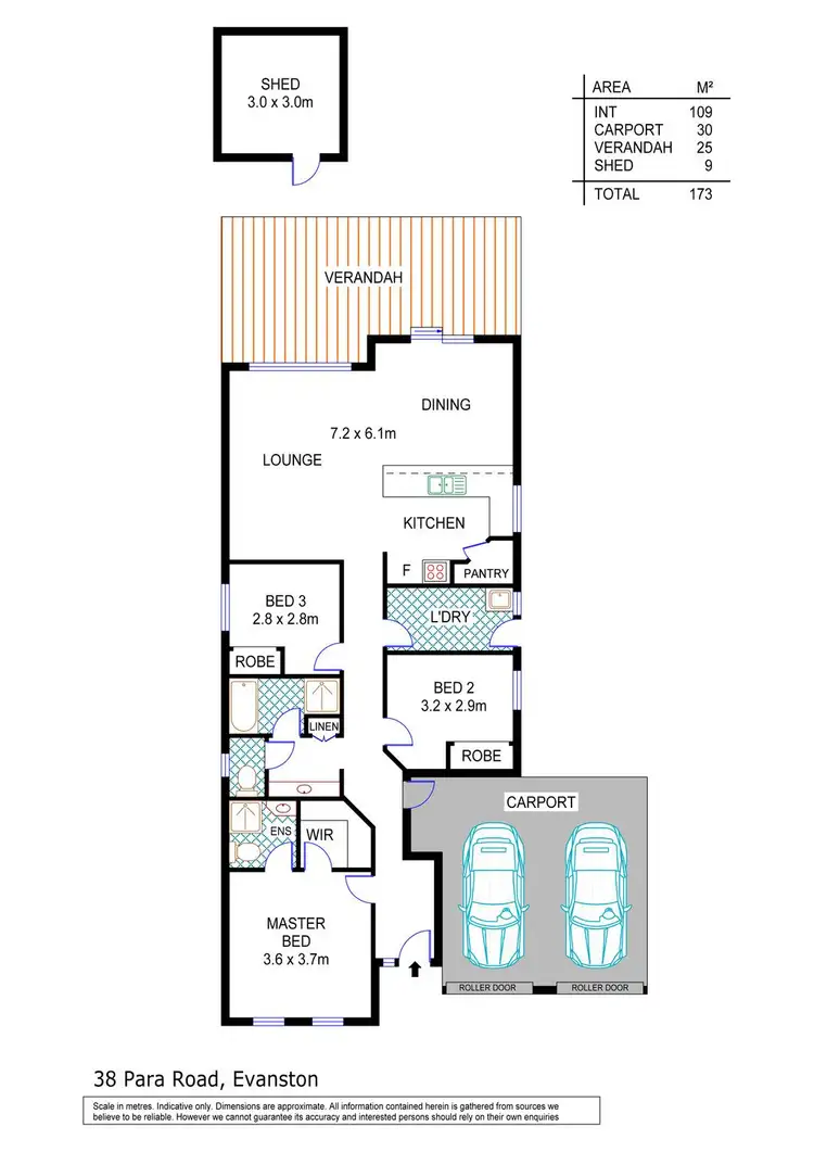 Floorplan of Homely house listing, 38 Para Road, Evanston SA 5116