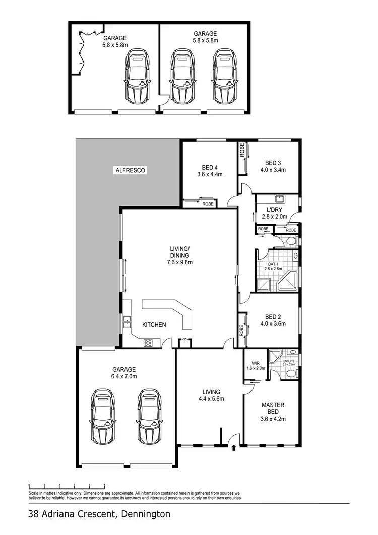 Floorplan of Homely house listing, 38 Adriana Crescent, Warrnambool VIC 3280