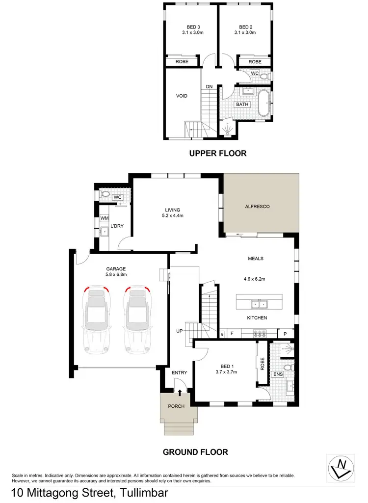 Floorplan of Homely house listing, 10 Mittagong Street, Tullimbar NSW 2527