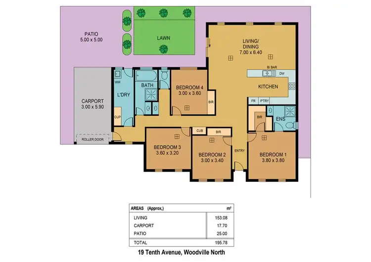 Floorplan of Homely house listing, 19 Tenth Avenue, Woodville North SA 5012