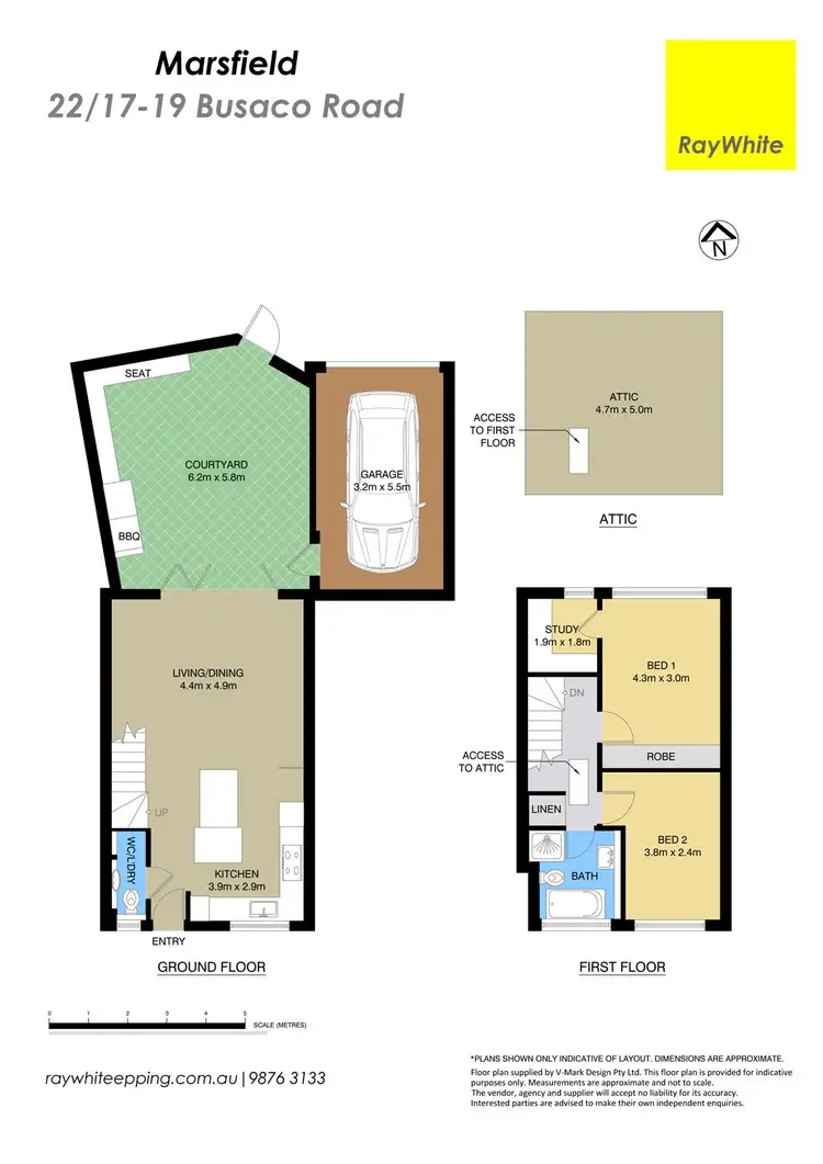 Floorplan of Homely townhouse listing, 22/17-19 Busaco Road, Marsfield NSW 2122
