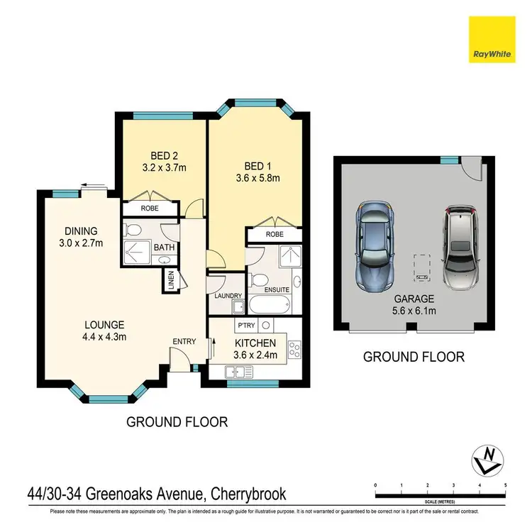 Floorplan of Homely townhouse listing, 44/30-34 Greenoaks Avenue, Cherrybrook NSW 2126