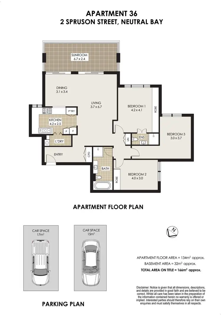 Floorplan of Homely apartment listing, 36/2 Spruson Street, Neutral Bay NSW 2089