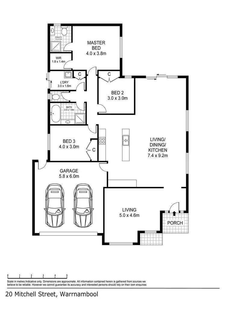 Floorplan of Homely house listing, 20 Mitchell Street, Warrnambool VIC 3280