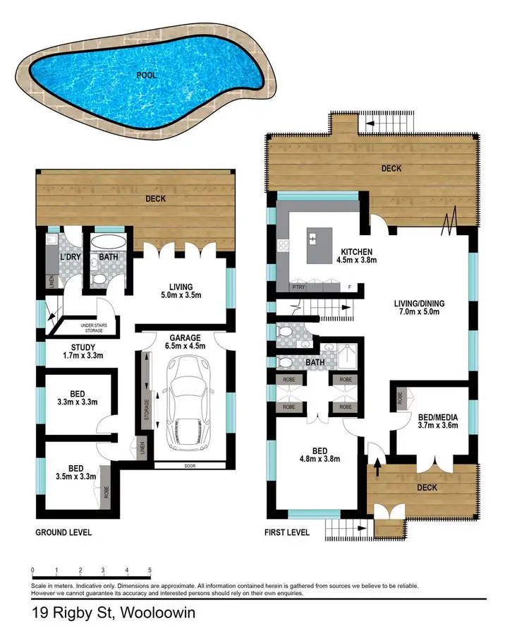 Floorplan of Homely house listing, 19 Rigby Street, Wooloowin QLD 4030