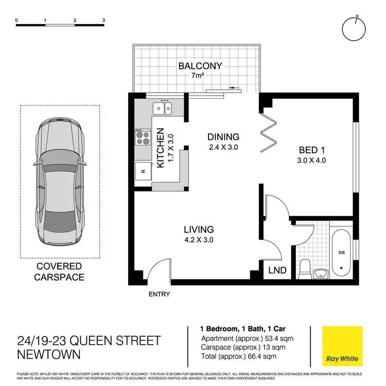 Floorplan of Homely apartment listing, 24/19-23 Queen Street, Newtown NSW 2042