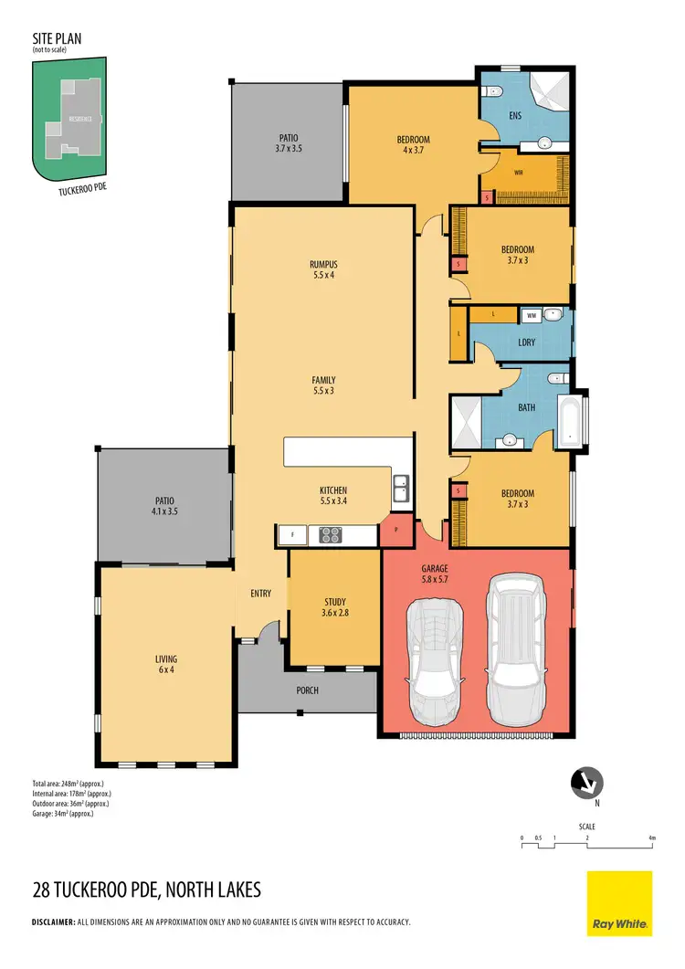 Floorplan of Homely house listing, 28 Tuckeroo Parade, North Lakes QLD 4509
