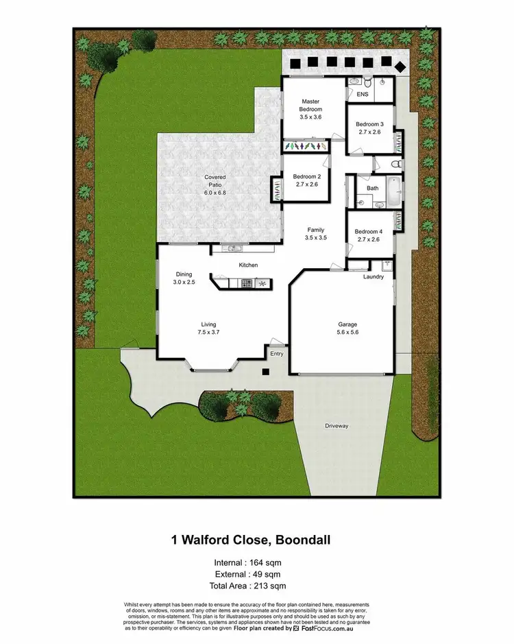 Floorplan of Homely house listing, 1 Walford Close, Boondall QLD 4034