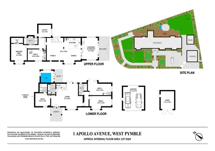Floorplan of Homely house listing, 1 Apollo Avenue, West Pymble NSW 2073
