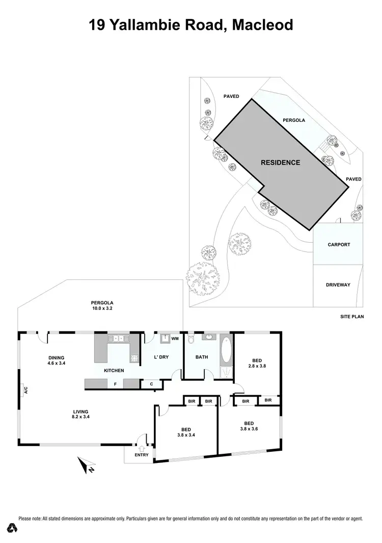 Floorplan of Homely house listing, 19 Yallambie Road, Macleod VIC 3085