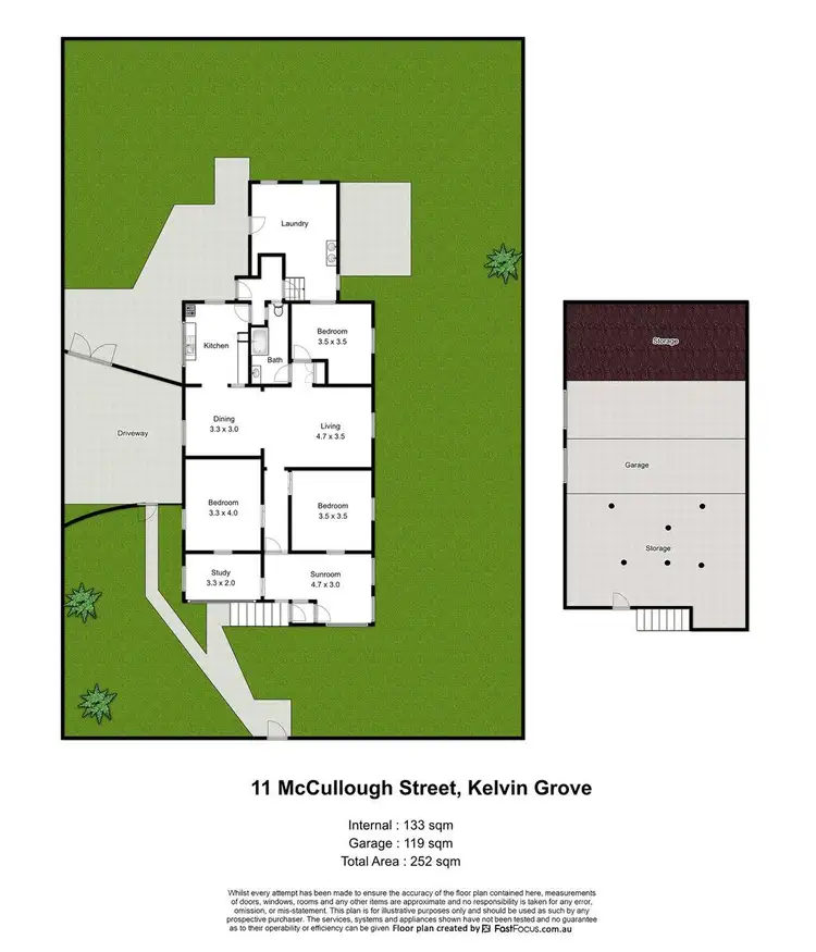 Floorplan of Homely house listing, 11 McCullough Street, Kelvin Grove QLD 4059