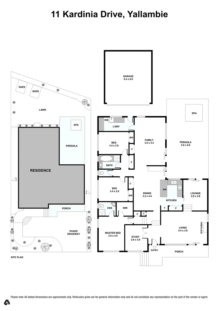 Floorplan of Homely house listing, 11 Kardinia Drive, Yallambie VIC 3085