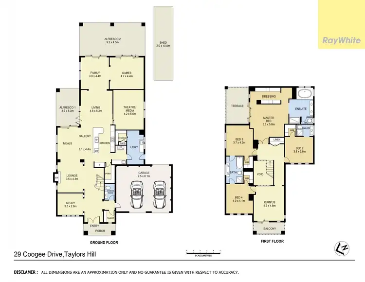 Floorplan of Homely house listing, 29 Coogee Drive, Taylors Hill VIC 3037
