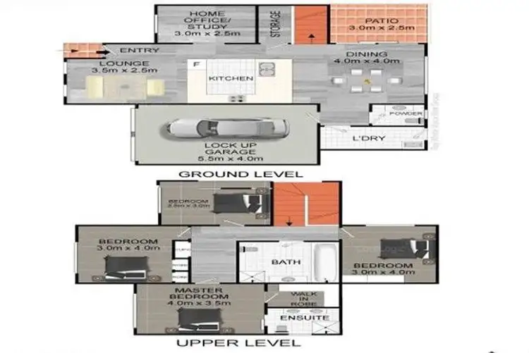 Floorplan of Homely house listing, 35 Gallipoli Drive, Edmondson Park NSW 2174