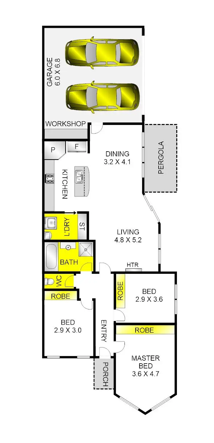 Floorplan of Homely house listing, 9 Walkers Road, Lara VIC 3212
