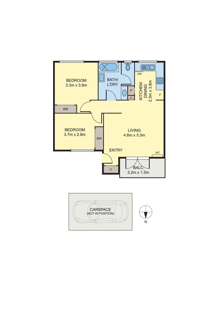 Floorplan of Homely apartment listing, 7/15 Cassels Road, Brunswick VIC 3056