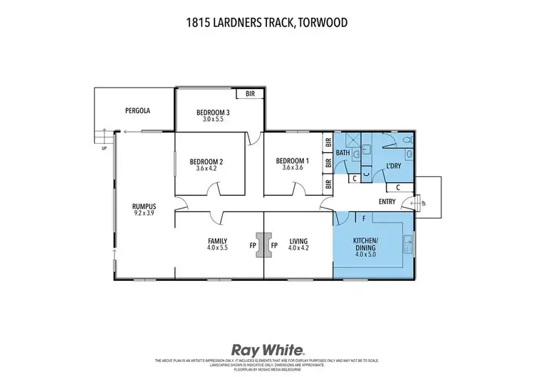 Floorplan of Homely house listing, 1815 Lardners Track, Torwood VIC 3821